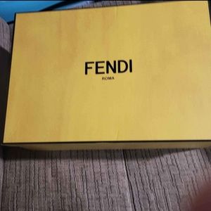 Fendi FF Diagonal Logo Print Slides $400 OBO